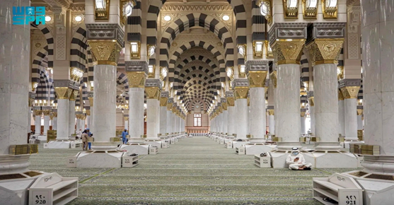 Image News KARPET MASJID NABAWI DIPASANG CHIP RFID DAN SISTEM BARCODE, INI FUNGSINYA!