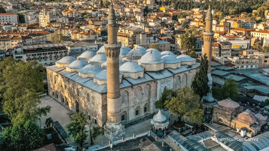 Image News MASJID ULUCAMII BURSA: MAHKOTA KOTA KEKAISARAN OTTOMAN YANG MEGAH
